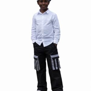 DL-Kids Cargo Pants Aso Oke