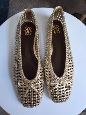 Gold Woven Flat Bellet