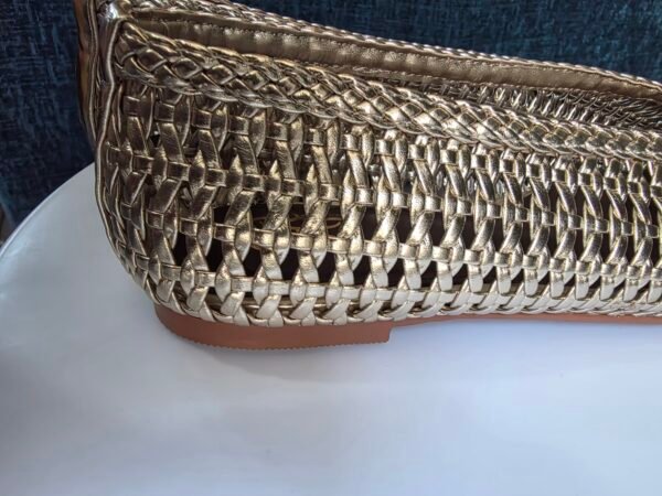 Gold Woven Flat Bellet