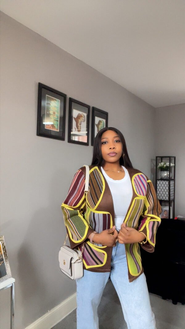 EWA  Asooke Patch Jacket